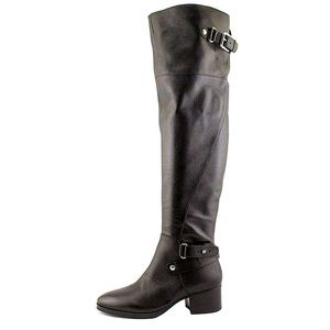 Nine West Brown Celio Knee-High Boots
